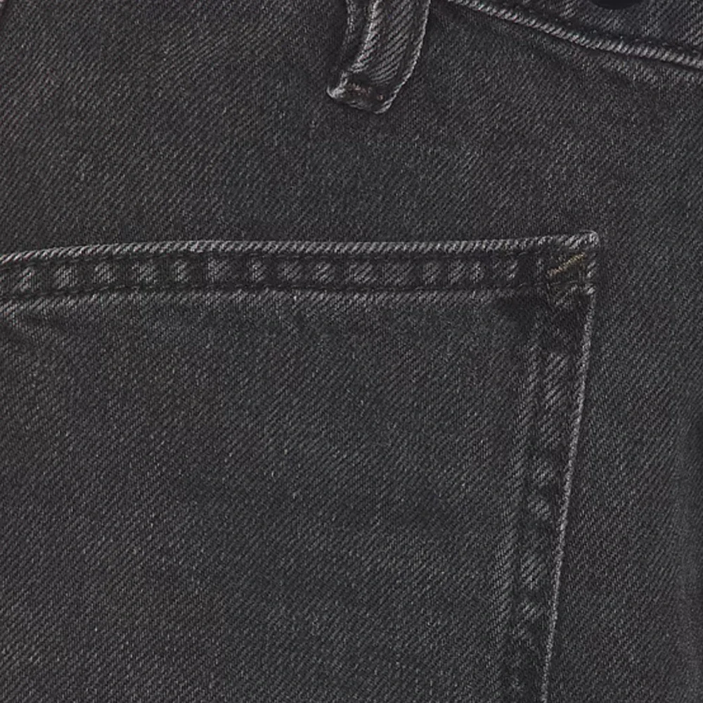 Women’s Black Denim Drawstring Shorts